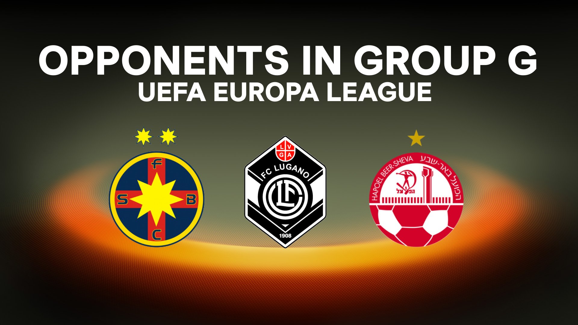Europa League Group Stage Viktoria Will Meet Fcsb Lugano And Hapoel Beer Sheva Fc Viktoria Plzen